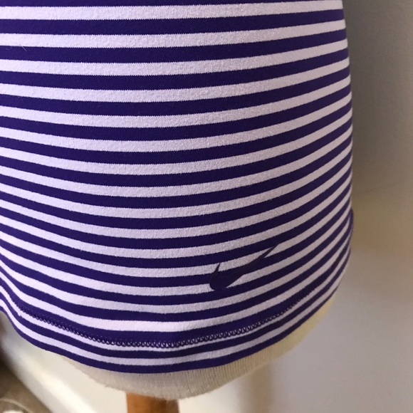 Nike Purple and Lilac Striped Tank. - Picture 3 of 5